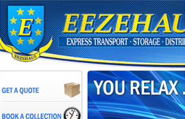 Eezehaul website